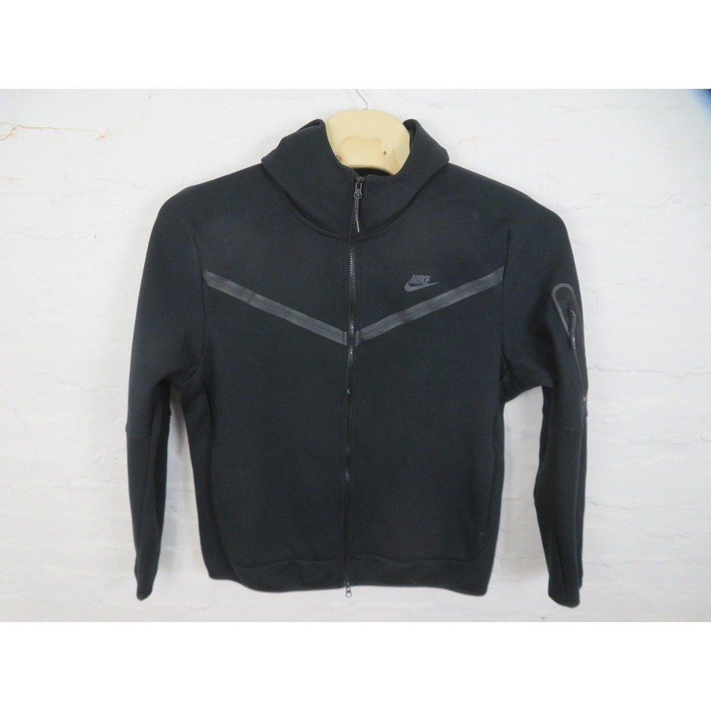 Nike Sportswear Tech Fleece Mens XL Black Full Zip Jacket CU4489-010 Hoodie